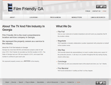 Tablet Screenshot of filmfriendlyga.com
